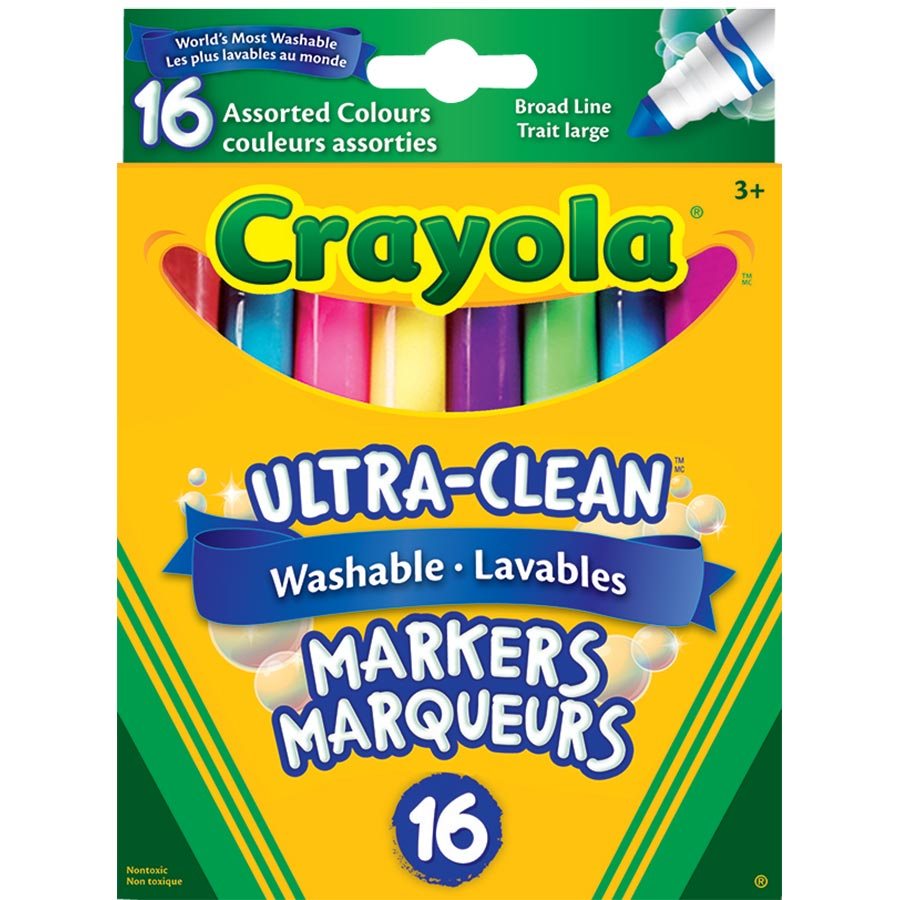 MARQUEUR CRAYOLA LG LAVABLE (16) - 22 - CRAYOLA CANADA