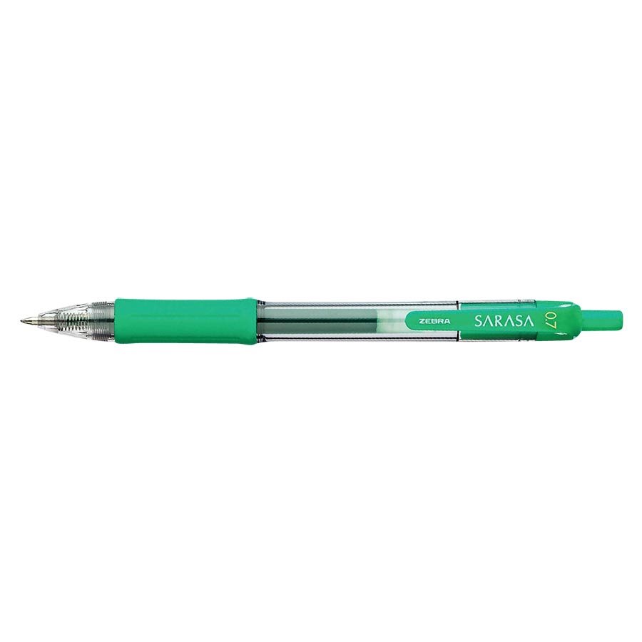 STYLO À BILLE RÉTRAC. SARASA .7MM VERT - INSTRUMENTS D'ECRITURE - ZEBRA PEN CORP