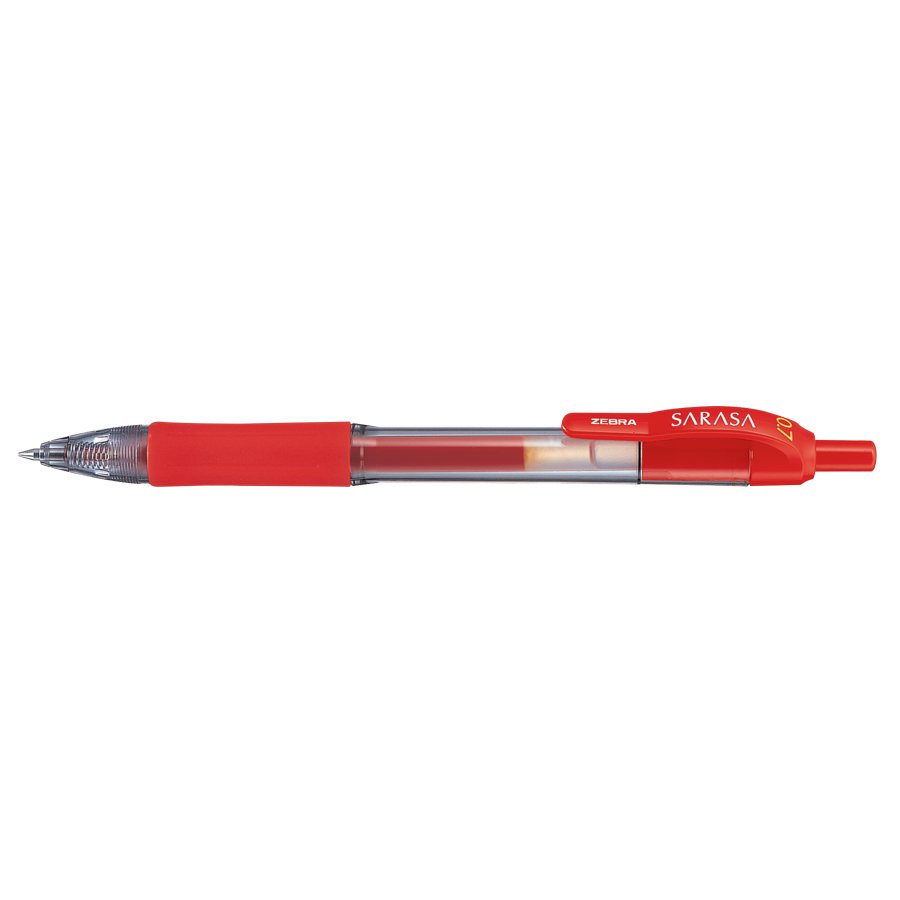 STYLO RÉTRACTABLE SARASA ROUGE - INSTRUMENTS D'ECRITURE - ZEBRA PEN CORP