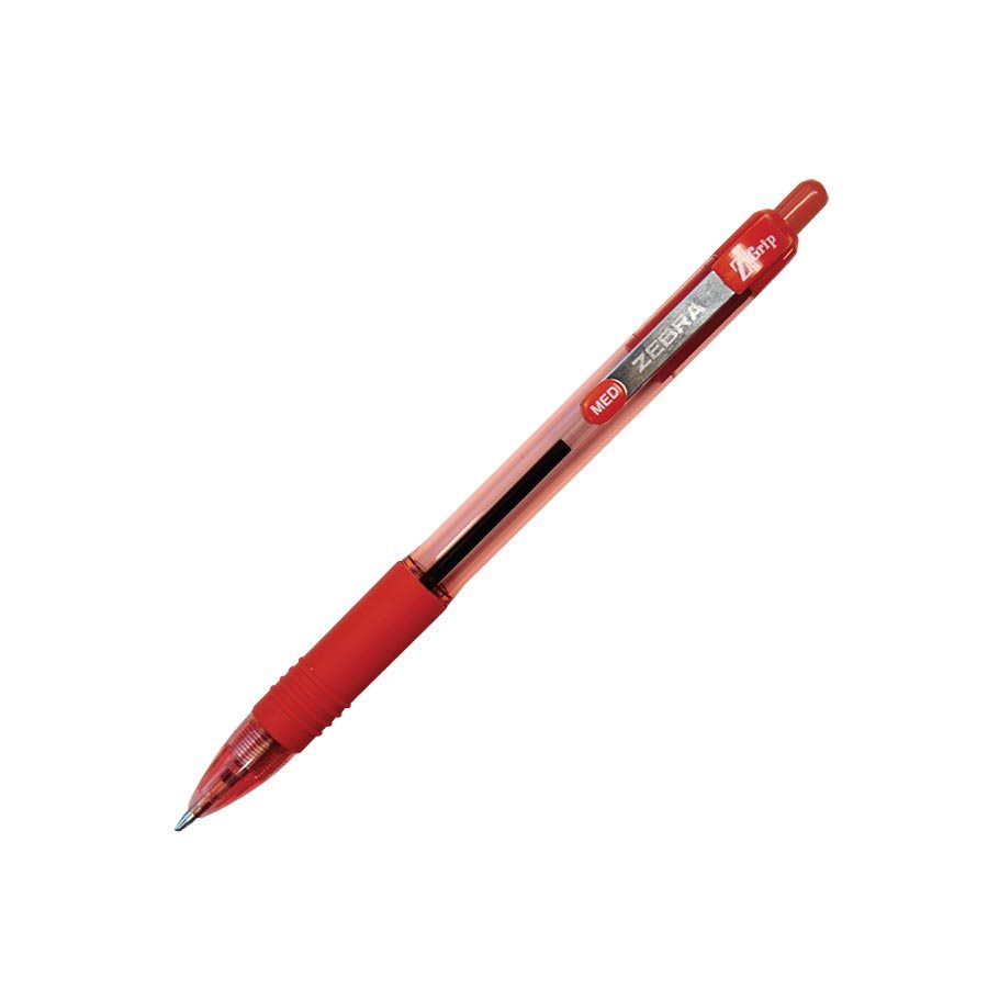STYLO RÉTRACTABLE Z-GRIP ROUGE MOY - INSTRUMENTS D'ECRITURE - ZEBRA PEN CORP
