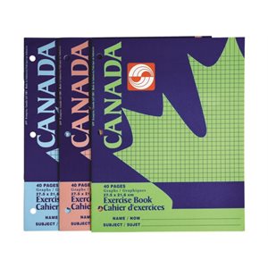 CAHIER CANADA QUADRILLÉ 4-1PO - SCOLAIRE - ASIA PULP & PAPER ( CANADA ) LTD