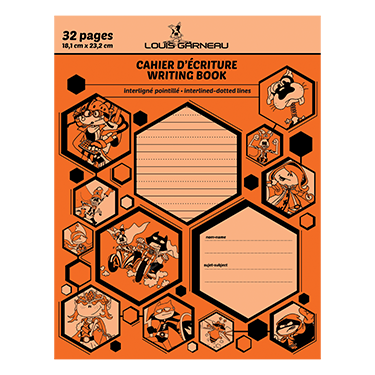 CAHIER INTER./ POINT. ORANGE # 12182 - SCOLAIRE - IMPORTATIONS GEOCAN INC
