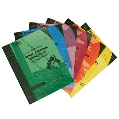 CAHIER D'ÉCRITURE INTER. RÉGLAGE LARGE - SCOLAIRE - IMPORTATIONS GEOCAN INC