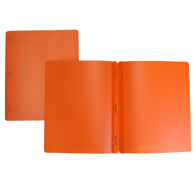 DUO-TANG PLASTIQUE ORANGE - RELIURES & PRESENTATION - IMPORTATIONS GEOCAN INC