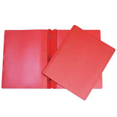 DUO-TANG PLASTIQUE ROUGE - RELIURES & PRESENTATION - IMPORTATIONS GEOCAN INC