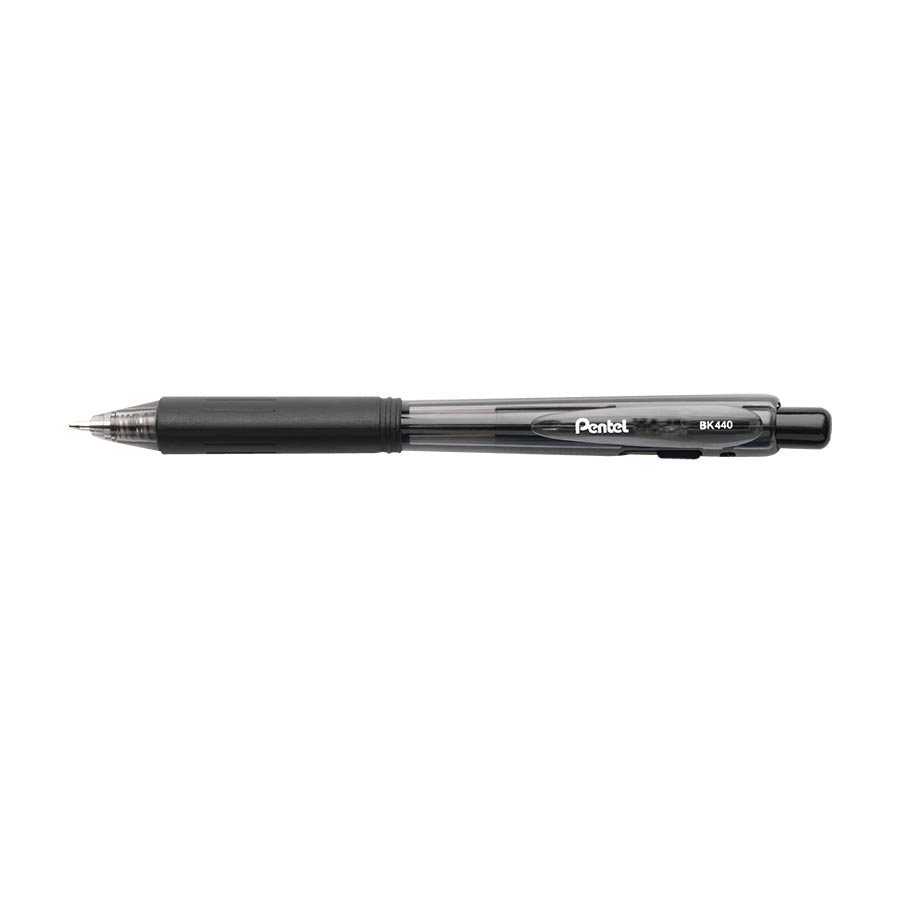 STYLO RÉTRACTABLE NOIR MEDIUM - INSTRUMENTS D'ECRITURE - PENTEL DU CANADA LTEE