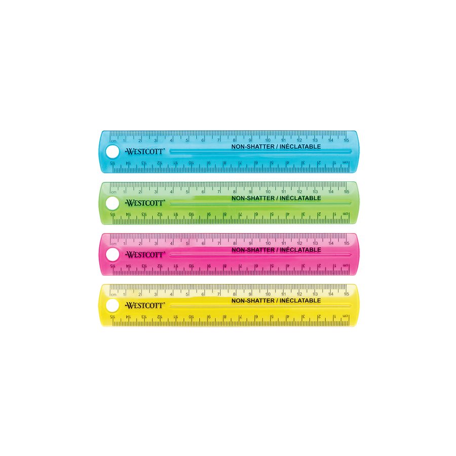 RÈGLE DE 15 OU 30 CM AU CHOIX - ACCESSOIRES DE BUREAU - WESTCOTT