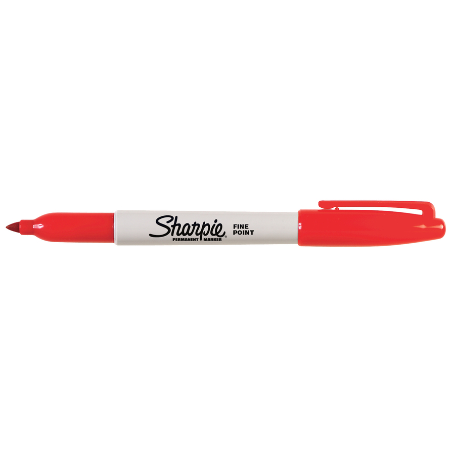MARQUEUR SHARPIE FIN ROUGE - INSTRUMENTS D'ECRITURE - MICROSOFT