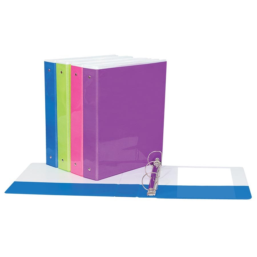RELIEUR 1/2PO COULEUR ASST. - RELIURES & PRESENTATION - GEOCAN