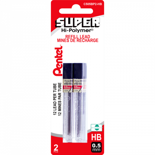 MINES .5MM HB 2+1 - INSTRUMENTS D'ECRITURE - PENTEL