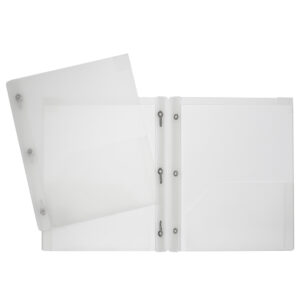 DUO-TANG À POCH. PLASTIQUE CLAIR - CLASSEMENT & RANGEMENT - IMPORTATIONS GEOCAN INC
