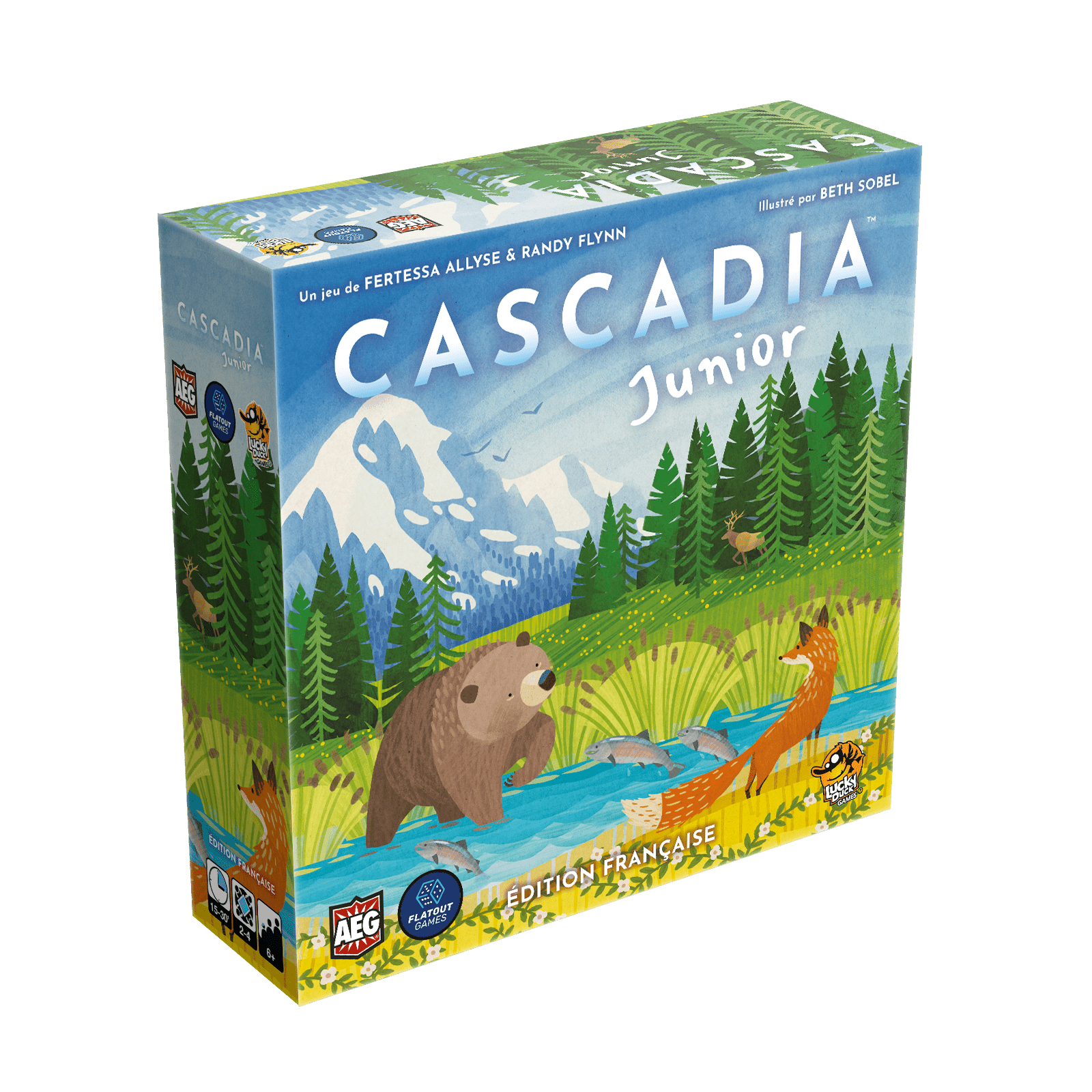 Cascadia Junior ( Fr ) - JEUX DE SOCIÉTÉ ET FAMILLE - LUCKY DUCK GAMES