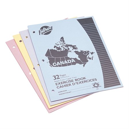 CAHIER CANADA 32P. PQT DE 4 - - HILROY