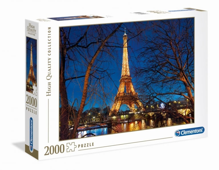 CASSE-TETE 2000 PCS PARIS TOUR EIFFEL - CASSE-TETE ADULTE - CLEMENTONI