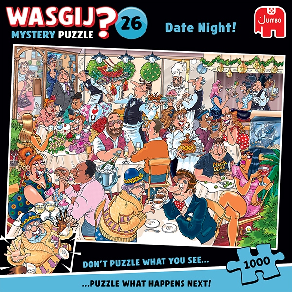 Wasgij? Mystery #26, Saint-Valentin - 1000 PIÈCES - JUMBO