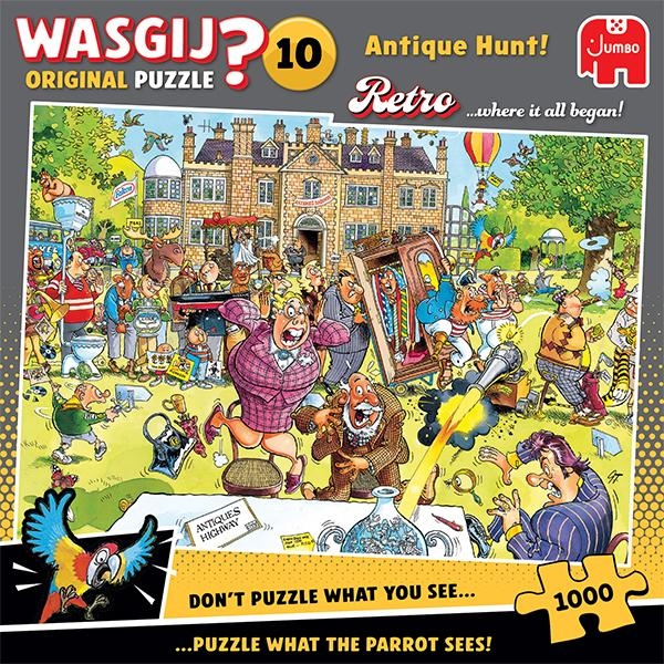 Wasgij? Retro Original #10, Chasse aux - 1000 PIÈCES - JUMBO