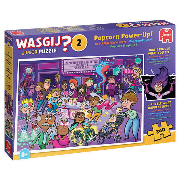Wasgij? Junior #2 Popcorn magique, 240 - 999 PIECES ET MOINS - JUMBO