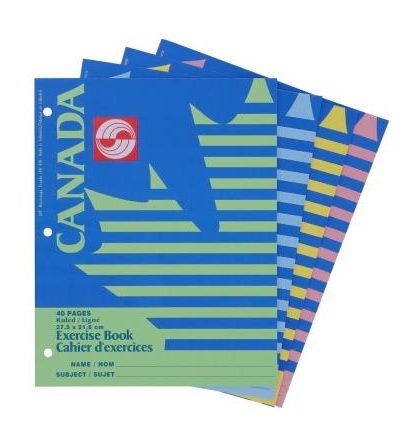Cahier canada 40 pages lignee - PAPETERIE - AVANDIUM