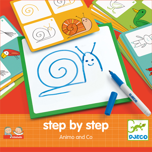 EDULUDO / STEP BY STEP ANIMAUX - 3 ANS ET + - DJECO