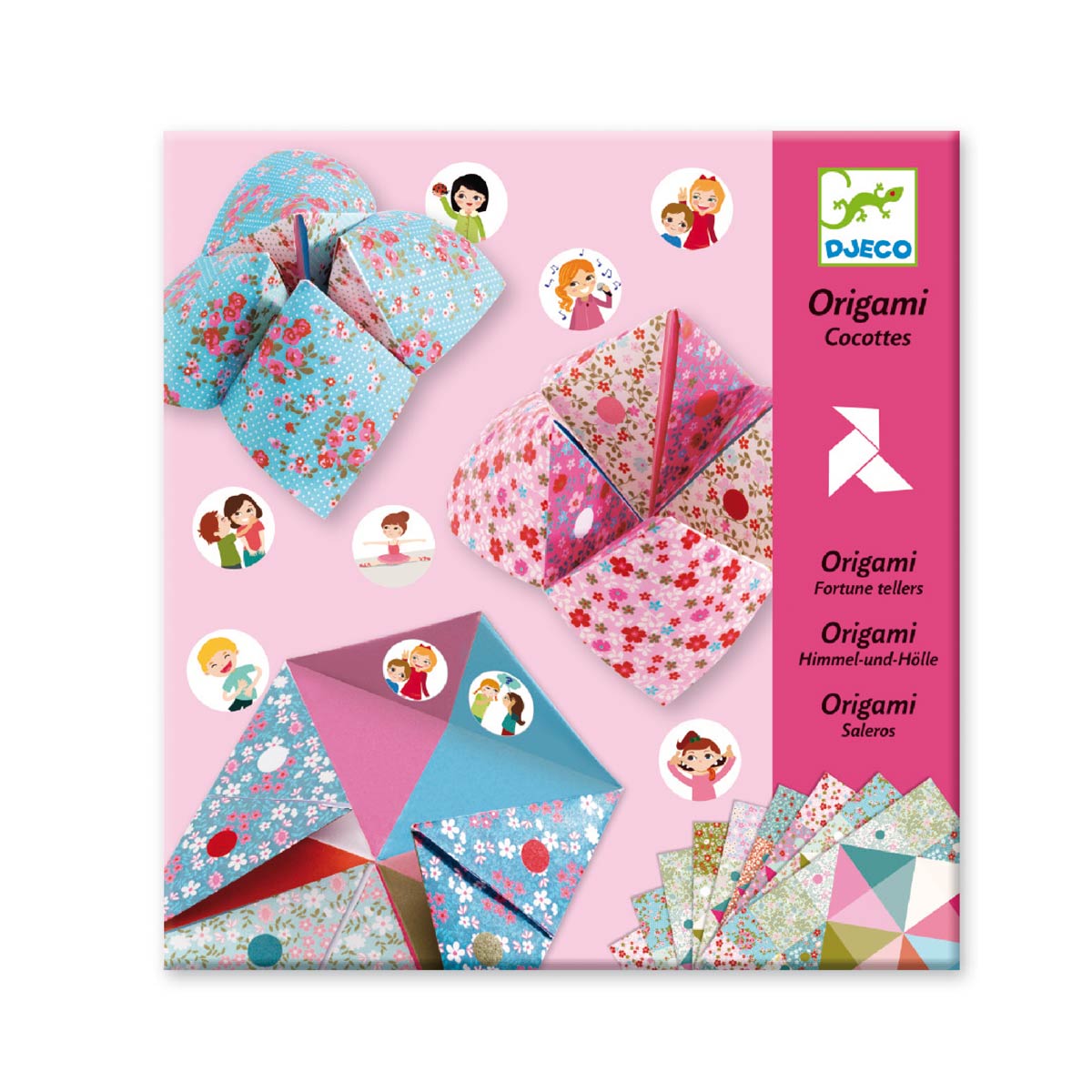ORIGAMI / COCOTTES A GAGES - DESSIN & BRICOLAGE - DJECO