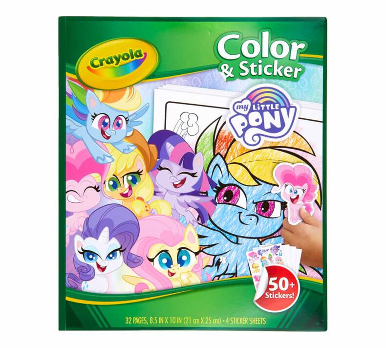 CAHIER COLORIAGE ET AUTO. MY LITTLE PONY - DESSIN & COLORIAGE - CRAYOLA