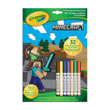 Livre a colorier Crayola - Minecraft - DESSIN & COLORIAGE - CRAYOLA