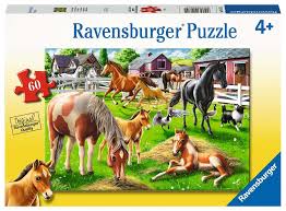 CASSE-TETE 60 LE CENTRE EQUESTRE - 60 PIÈCES - RAVENSBURGER