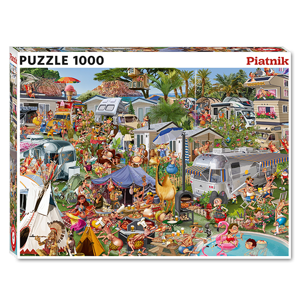 Piatnik - Camping Chaos, 1000 pieces - 1000 PIÈCES - JUMBO