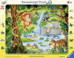 Ravensburger habitants de la jungle 24 - 24 PIÈCES - RAVENSBURGER