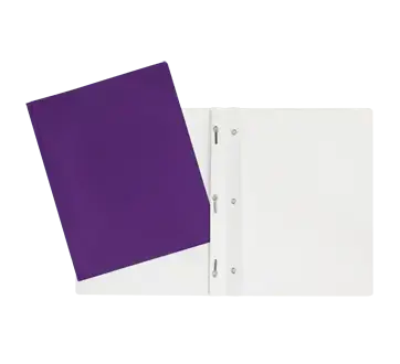 DUO-TANG EN CARTON LAMINÉ VIOLET - - GEOCAN