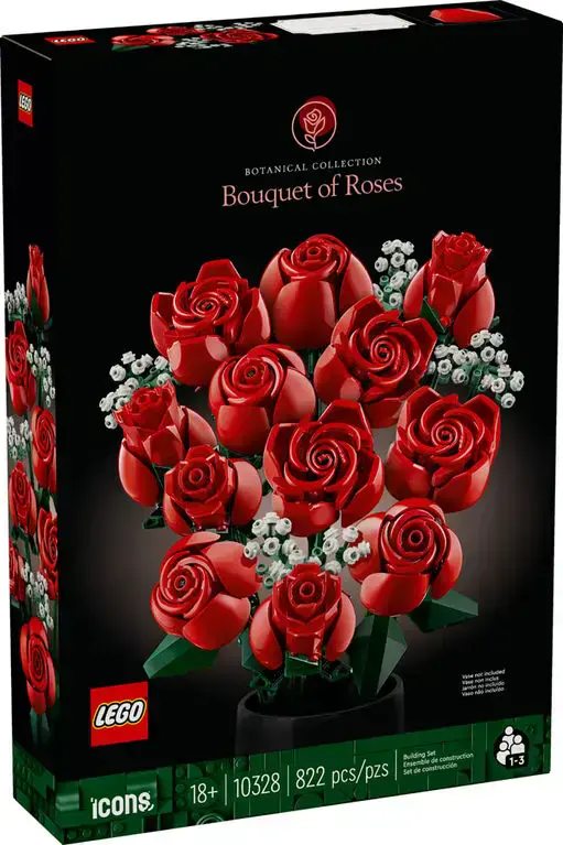 LEGO - BOUQUET OF ROSES, 822 PCS - CONSTRUCTION - LEGO