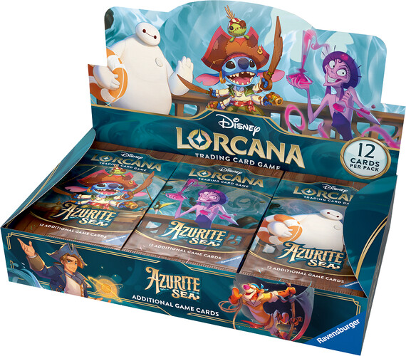 Lorcana - Azurite Sea, Booster Pack ( 24 - JEUX DE CARTES & DE VOYAGE - RAVENSBURGER