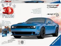 Ravensburger - 3D, Dodge Challenger STR - 3D - RAVENSBURGER