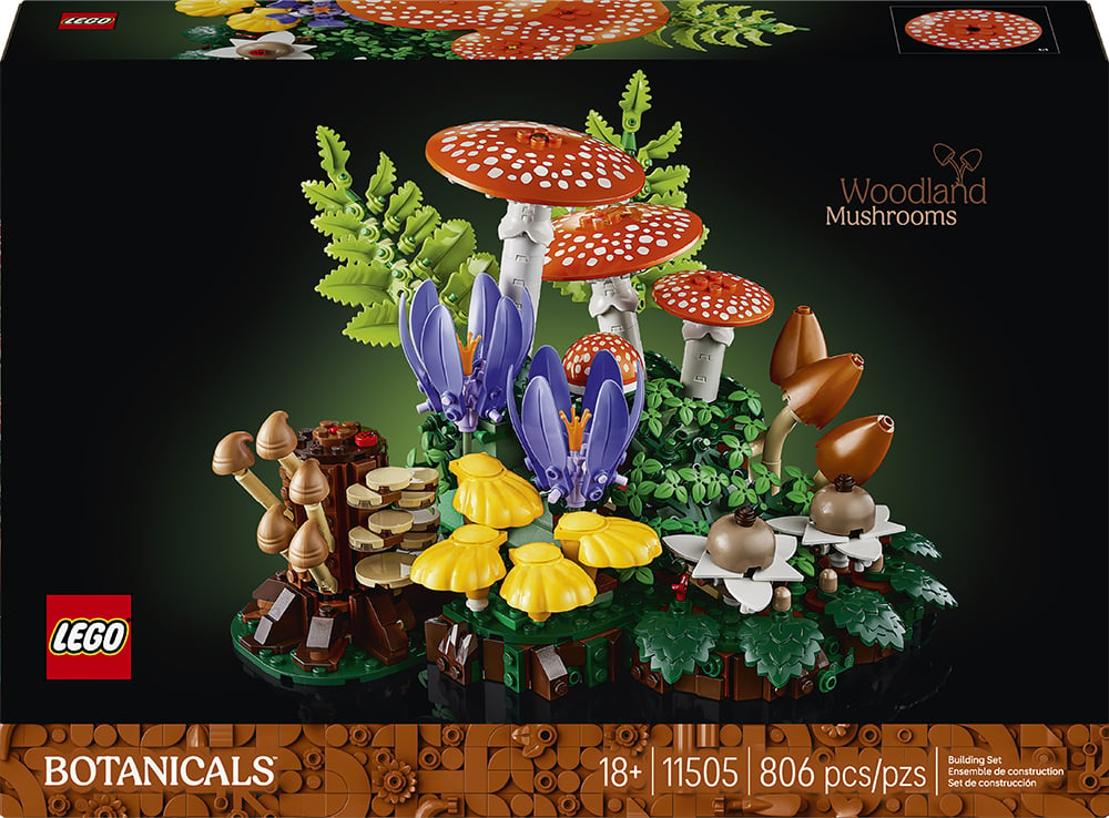 Botanicals - Les champignons des bois - CONSTRUCTION - LEGO