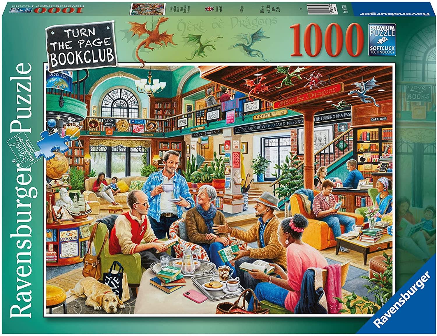 Ravensburger - Turn the page bookclub, - 1000 PIÈCES - RAVENSBURGER