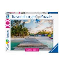 Ravensburger - ile des Caraibes, 1000 - 1000 PIÈCES - RAVENSBURGER