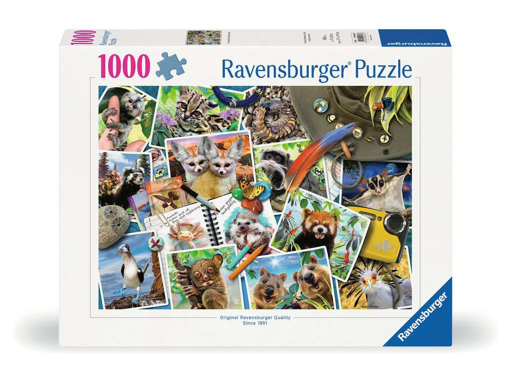 Ravensburger - Le journal du voyageur - 1000 PIÈCES - RAVENSBURGER