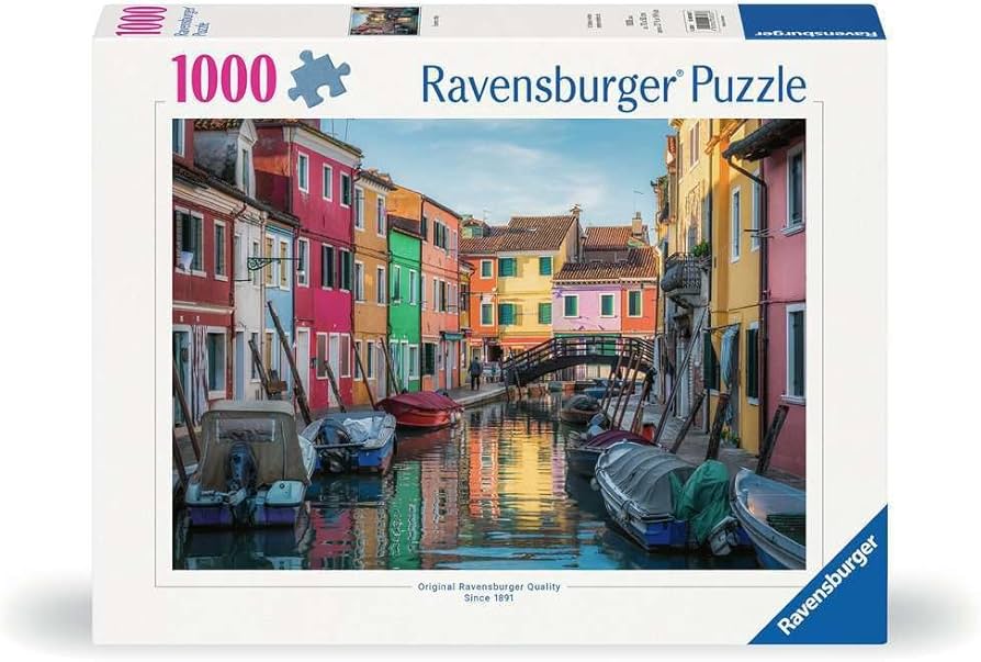 Ravensburger - Burano, Italie, 1000 pces - 1000 PIÈCES - RAVENSBURGER