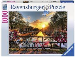 Ravensburger - Vélos à Amsterdam, 1000 - 1000 PIÈCES - RAVENSBURGER