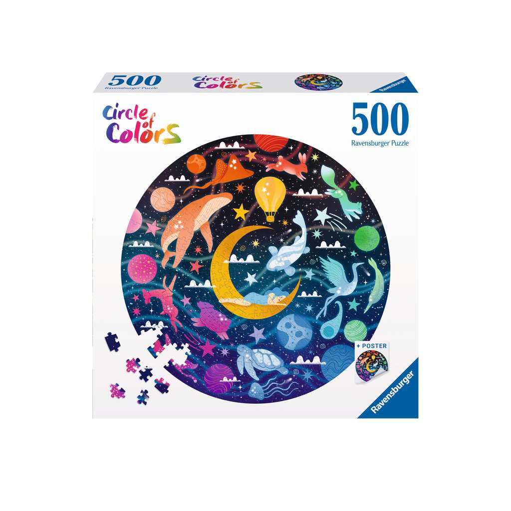 Ravensburger - Rêves puzzle rond, 500 - 500 PIÈCES - RAVENSBURGER