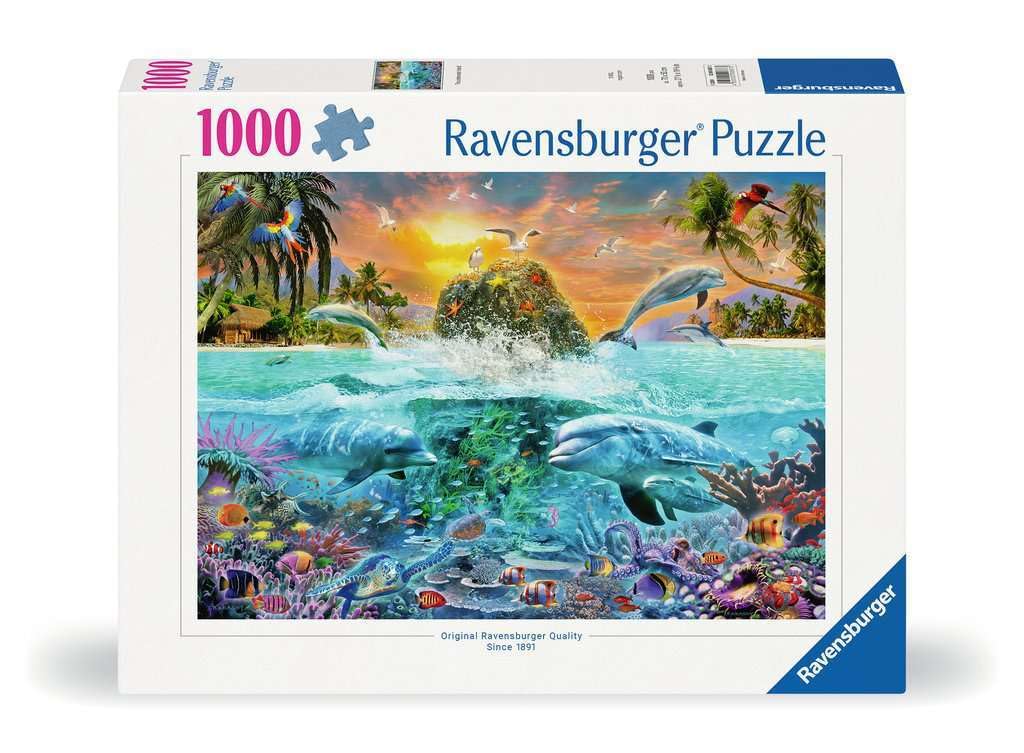 Ravensburger - Île sous-marine, 1000 pcs - 1000 PIÈCES - RAVENSBURGER