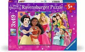 Ravensburger - Disney Princess, 3x49 Pcs - 3x49 PIÈCES - RAVENSBURGER