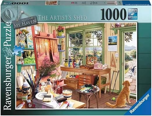 Ravensburger - L'atelier de l'artiste, - 1000 PIÈCES - RAVENSBURGER