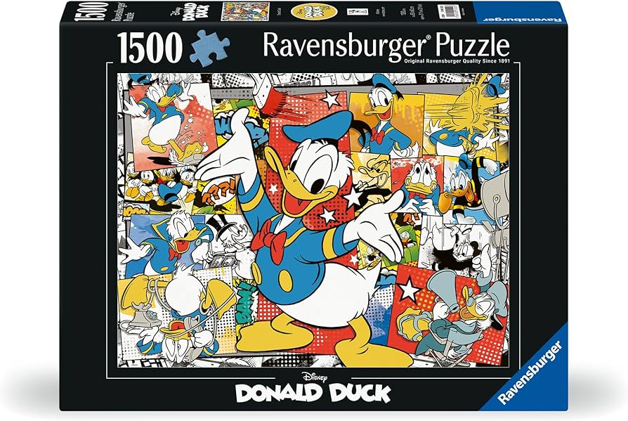 Ravensburger - Donald Duck, 1500 pieces - 1500 PIÈCES - RAVENSBURGER