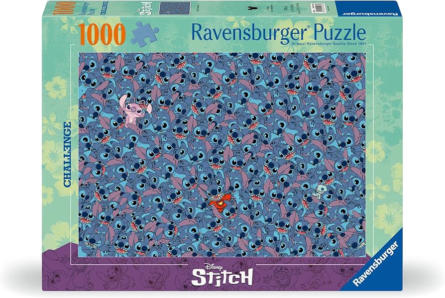 Ravensburger - Disney Stitch Challenge - 1000 PIÈCES - RAVENSBURGER