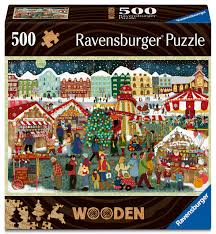 Ravensburger - Le marché de noël, 500 pc - 500 PIÈCES - RAVENSBURGER