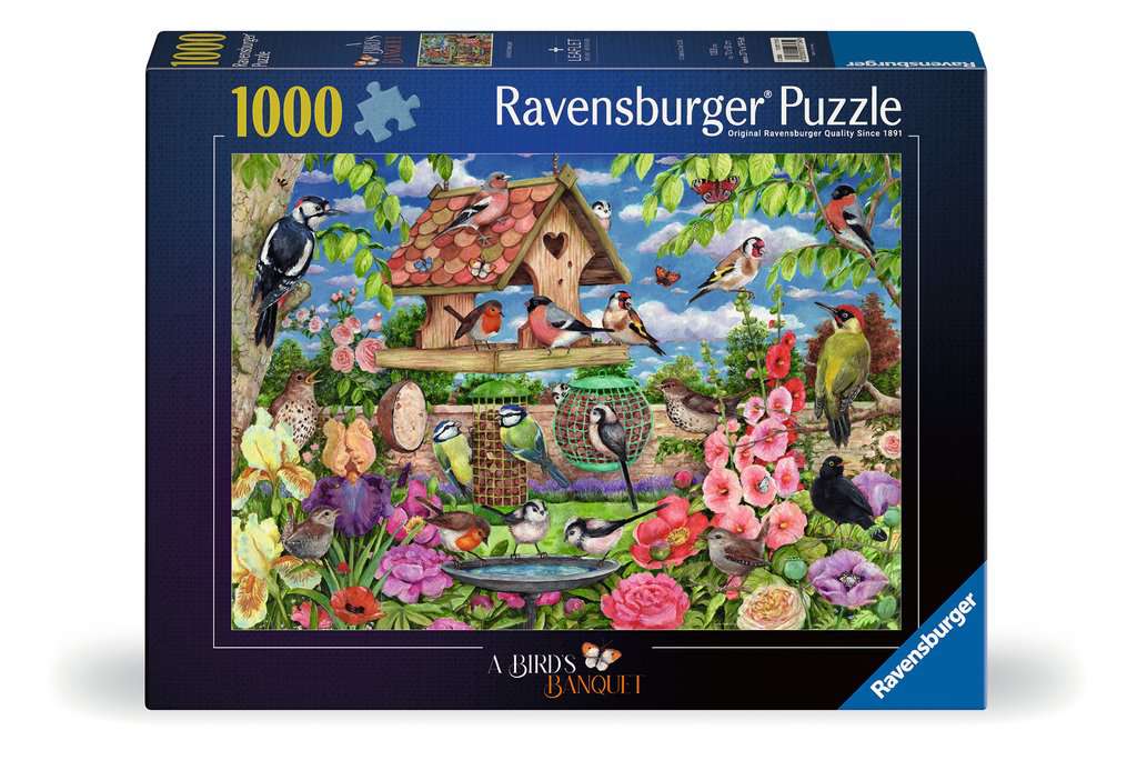 Ravensburger - La table des oiseux, 1000 - 1000 PIÈCES - RAVENSBURGER