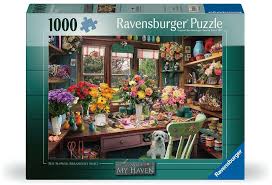 Ravensburger - Cabanon du fleuriste,1000 - 1000 PIÈCES - RAVENSBURGER