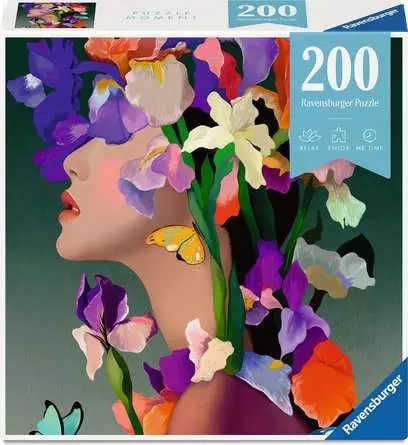 Ravensburger - Moment femme-fleur4, 200 - 200 PIÈCES - RAVENSBURGER