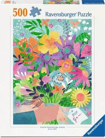 Ravensburger - Fleurs pour toi, 500 pces - 500 PIÈCES - RAVENSBURGER